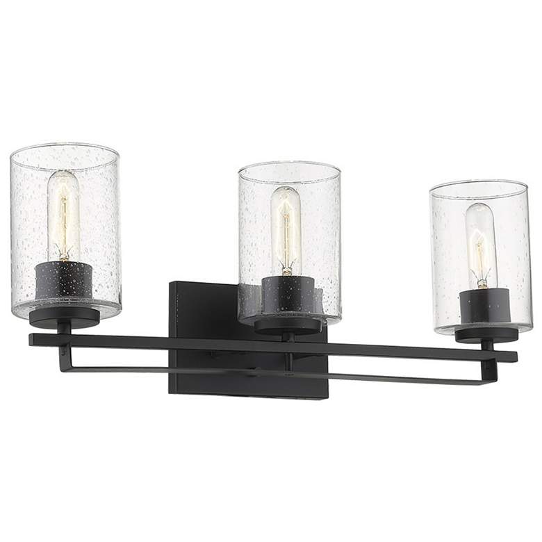 Image 1 Orella 3-Light Matte Black Sconce