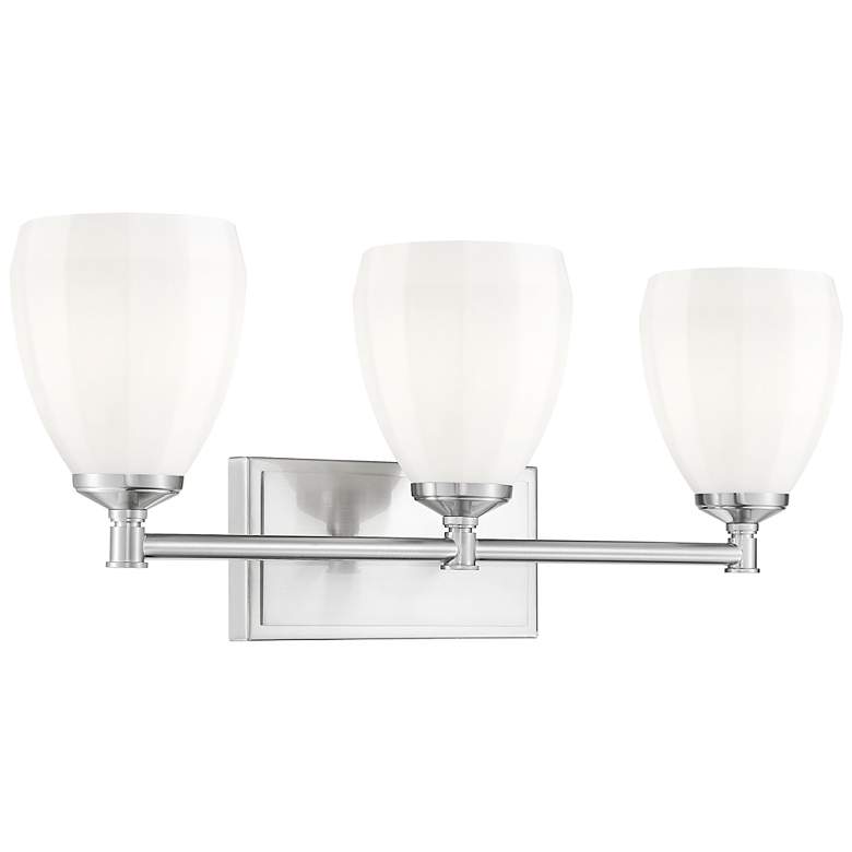 Image 1 Oren by Z-Lite Brushed Nickel 3 Light Vanity
