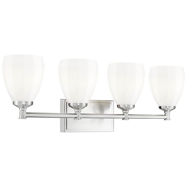 Image 1 Oren by Z-Lite Brushed Nickel 4 Light Vanity
