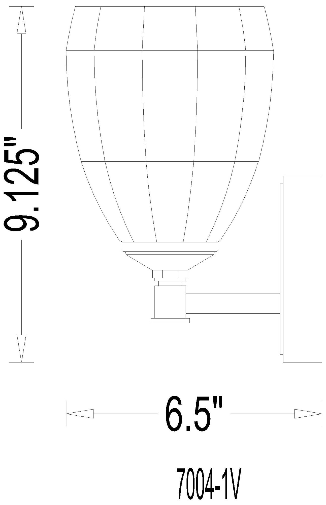 Oren by Z-Lite Chrome  1 Light Vanity