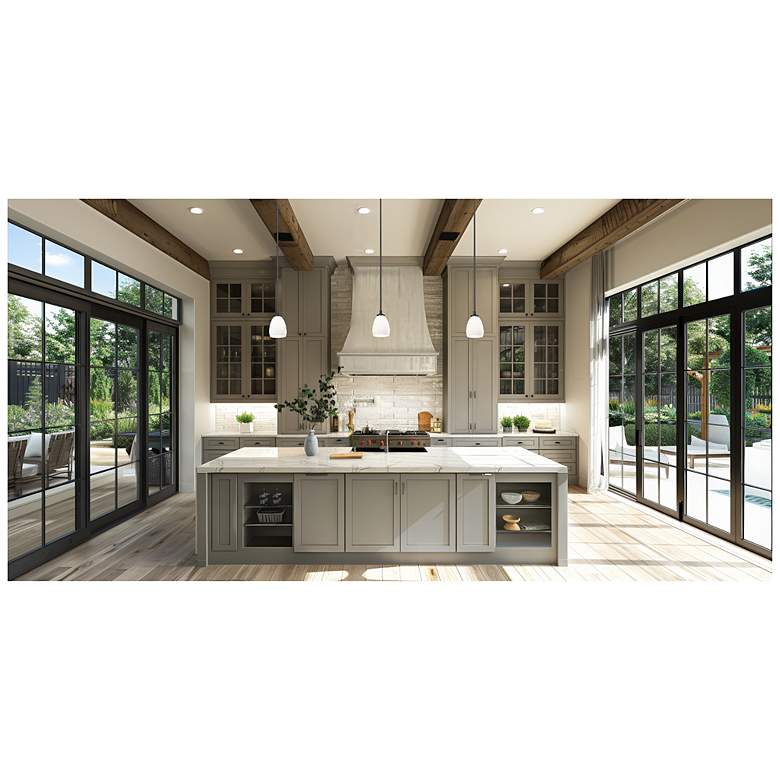 Image 2 Oren by Z-Lite Matte Black 1 Light Pendant more views