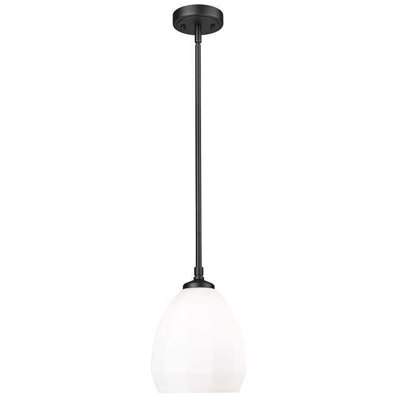 Image 1 Oren by Z-Lite Matte Black 1 Light Pendant