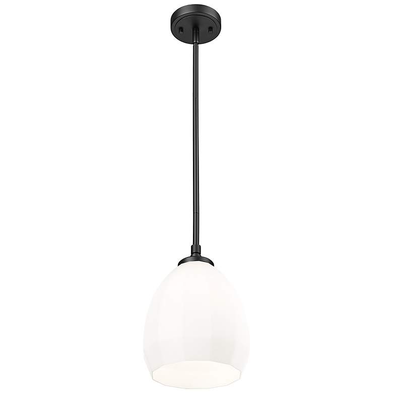 Image 4 Oren by Z-Lite Matte Black 1 Light Pendant more views