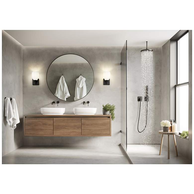 Image 3 Oren by Z-Lite Matte Black 1 Light Vanity more views