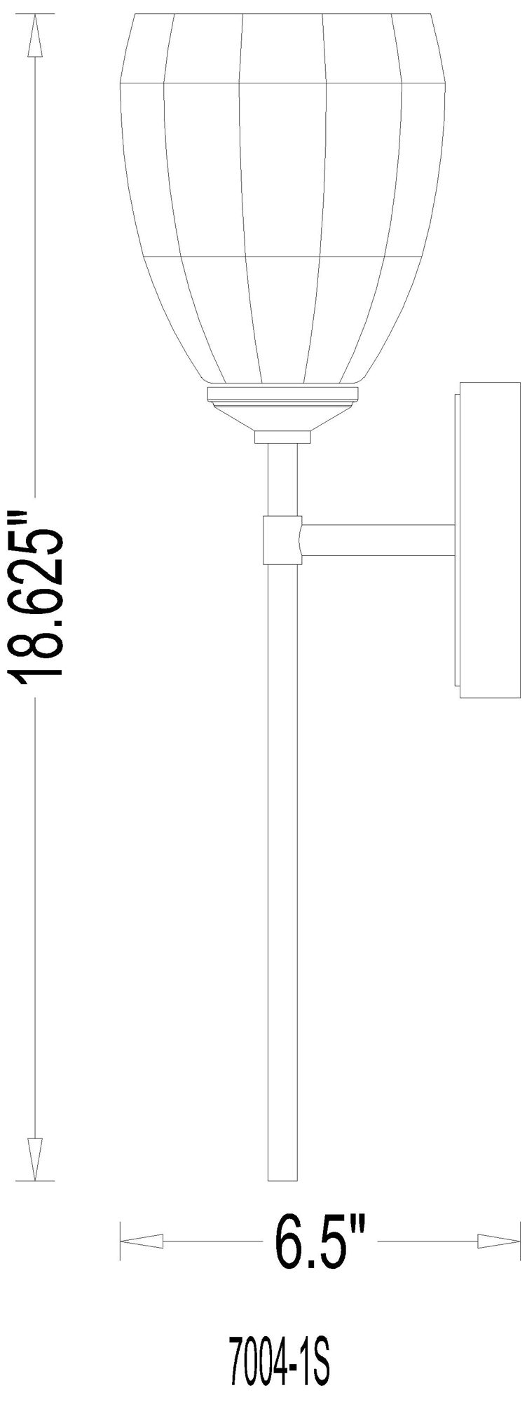 Oren by Z-Lite Matte Black 1 Light Wall Sconce