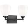 1_Oren by Z-Lite Matte Black 2 Light Vanity