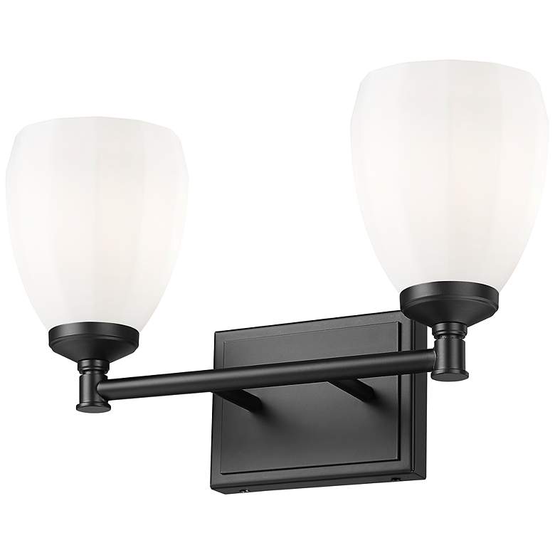 Image 5 Oren by Z-Lite Matte Black 2 Light Vanity more views
