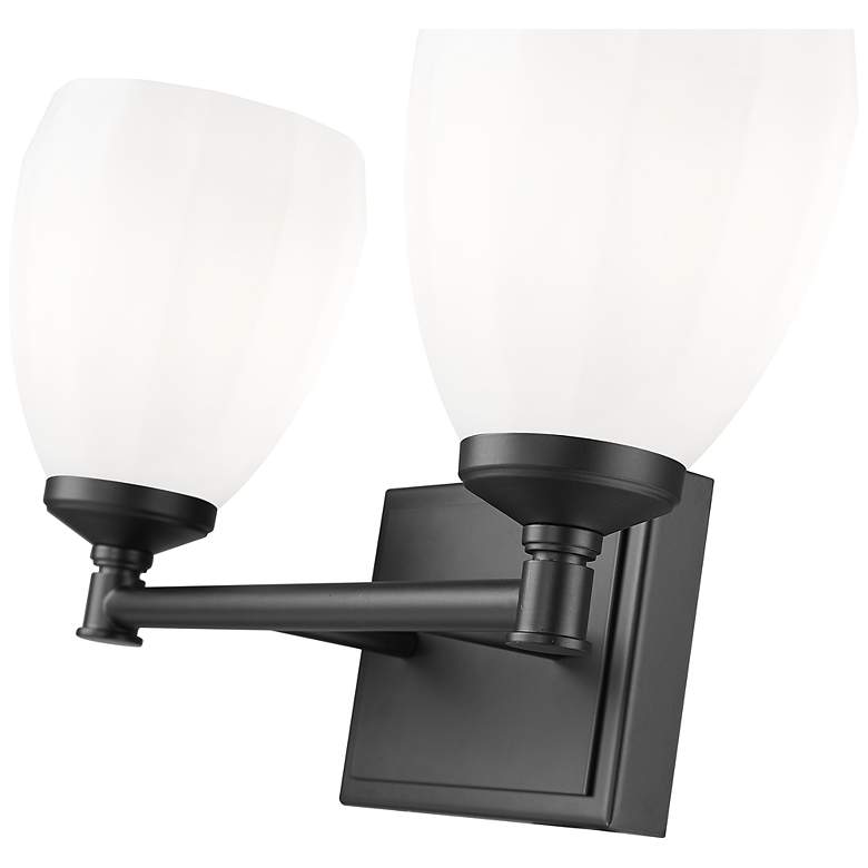 Image 6 Oren by Z-Lite Matte Black 2 Light Vanity more views