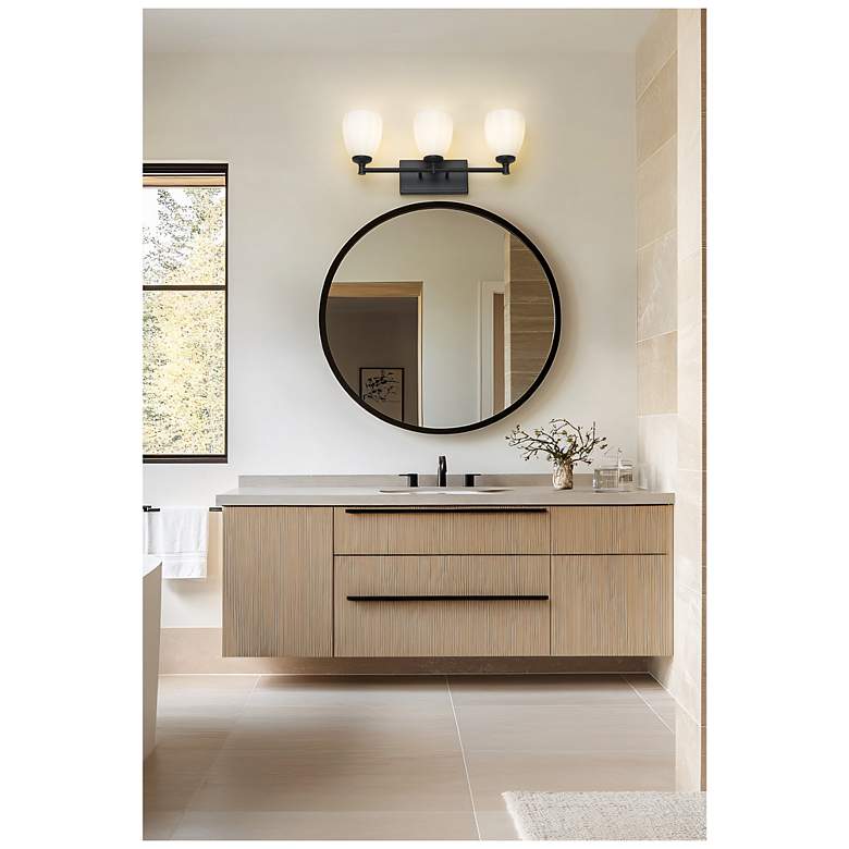 Image 3 Oren by Z-Lite Matte Black 3 Light Vanity more views