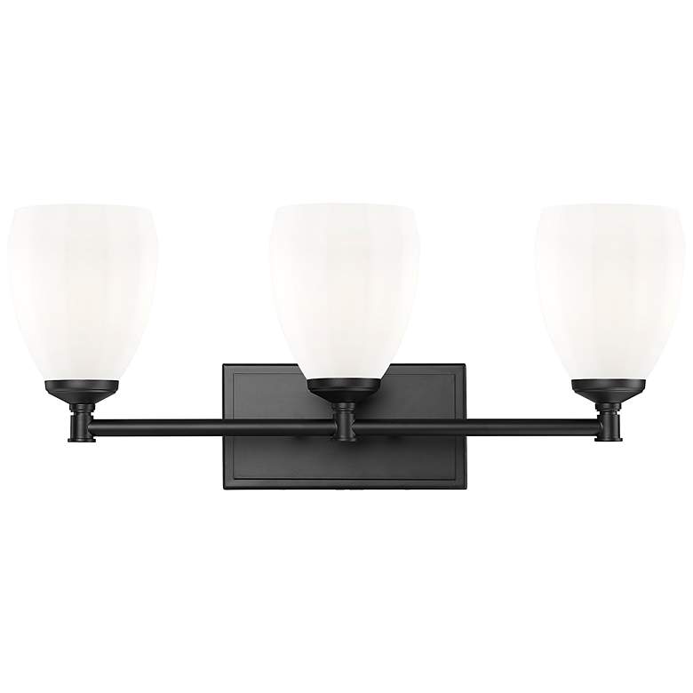 Image 4 Oren by Z-Lite Matte Black 3 Light Vanity more views