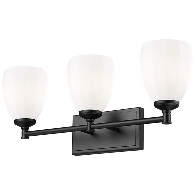 Image 5 Oren by Z-Lite Matte Black 3 Light Vanity more views