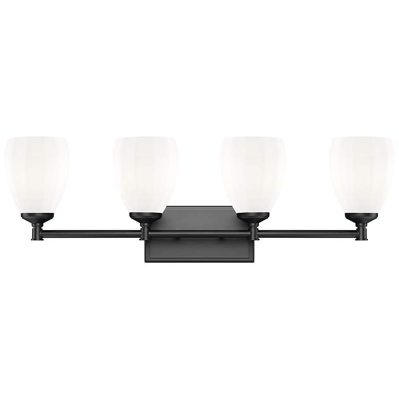 Image 4 Oren by Z-Lite Matte Black 4 Light Vanity more views