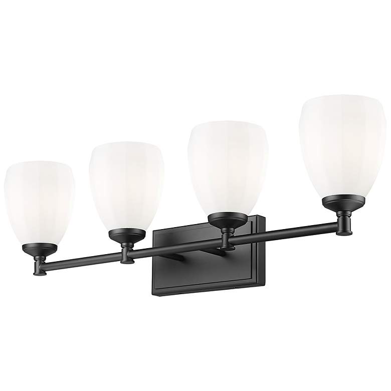 Image 5 Oren by Z-Lite Matte Black 4 Light Vanity more views