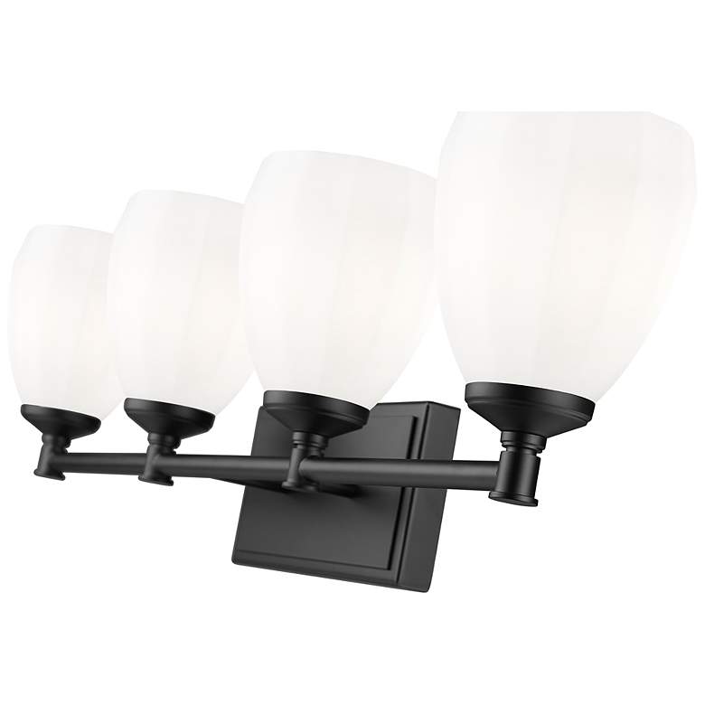 Image 6 Oren by Z-Lite Matte Black 4 Light Vanity more views
