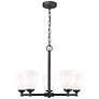 1_Oren by Z-Lite Matte Black 5 Light Chandelier