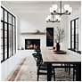 3_Oren by Z-Lite Matte Black 5 Light Chandelier more views