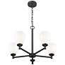 4_Oren by Z-Lite Matte Black 5 Light Chandelier more views