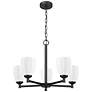 7_Oren by Z-Lite Matte Black 5 Light Chandelier more views