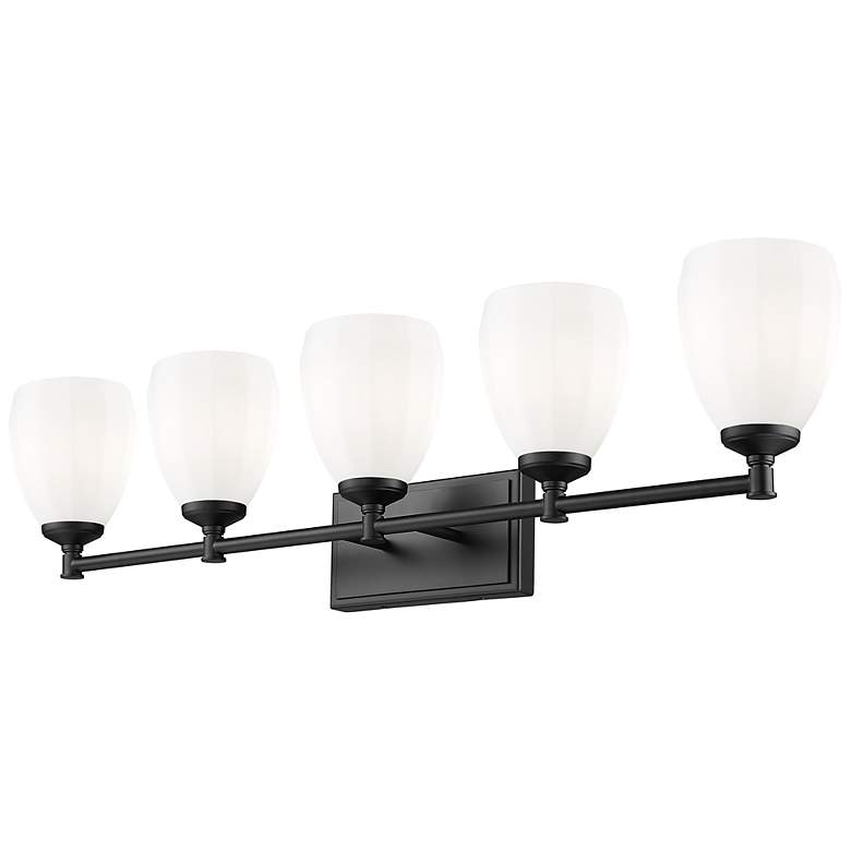 Image 5 Oren by Z-Lite Matte Black 5 Light Vanity more views