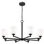 5_Oren by Z-Lite Matte Black 8 Light Chandelier more views