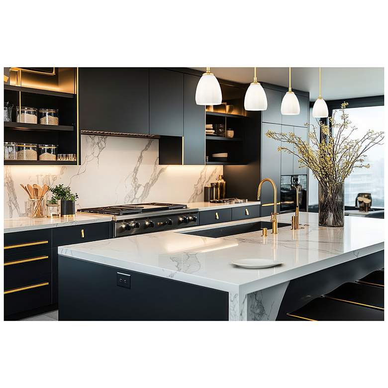 Image 3 Oren by Z-Lite Modern Gold 1 Light Pendant more views