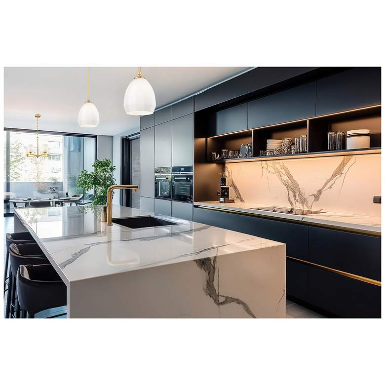 Image 3 Oren by Z-Lite Modern Gold 1 Light Pendant more views