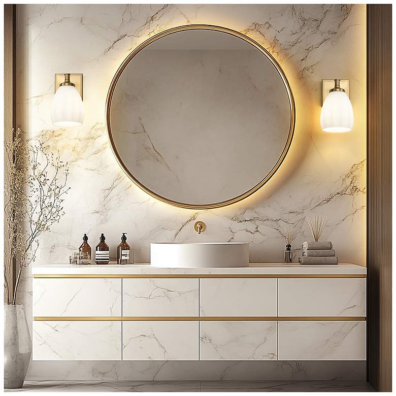 Image 2 Oren by Z-Lite Modern Gold 1 Light Vanity more views