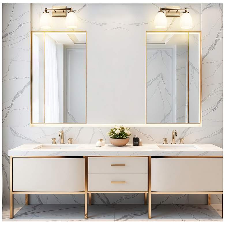 Image 2 Oren by Z-Lite Modern Gold 2 Light Vanity more views
