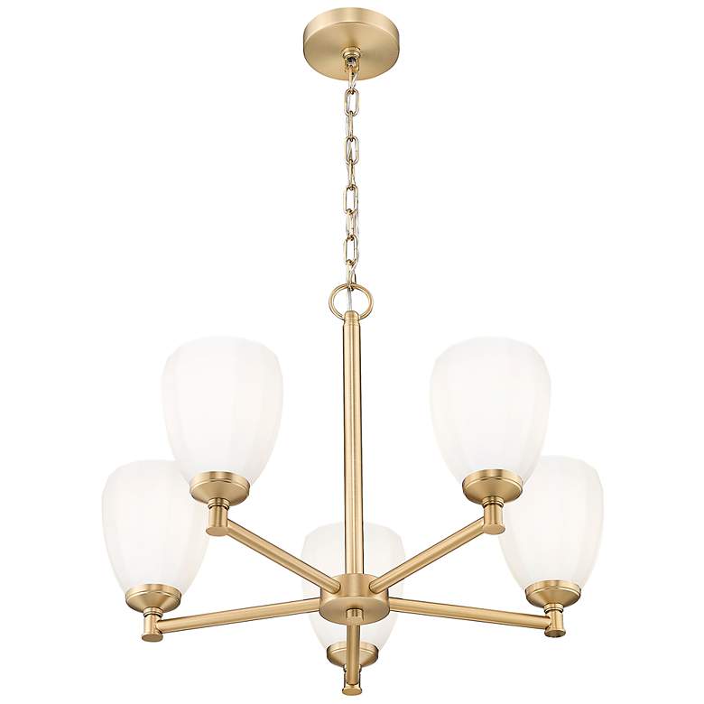 Image 4 Oren by Z-Lite Modern Gold 5 Light Chandelier more views