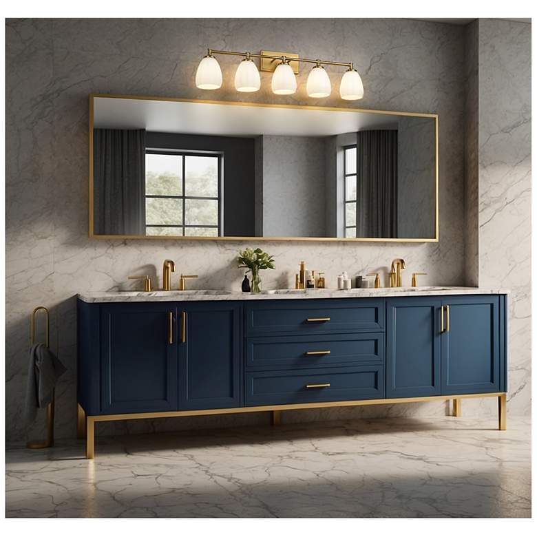 Image 2 Oren by Z-Lite Modern Gold 5 Light Vanity more views