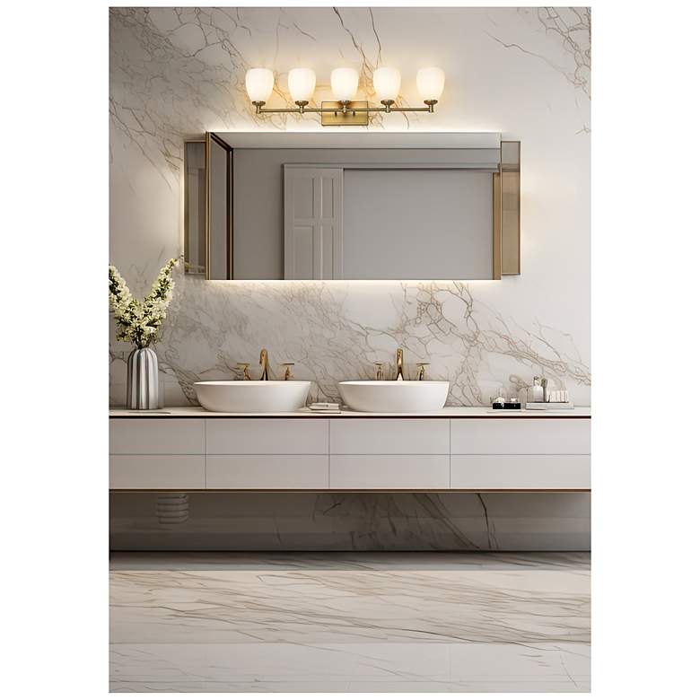 Image 3 Oren by Z-Lite Modern Gold 5 Light Vanity more views