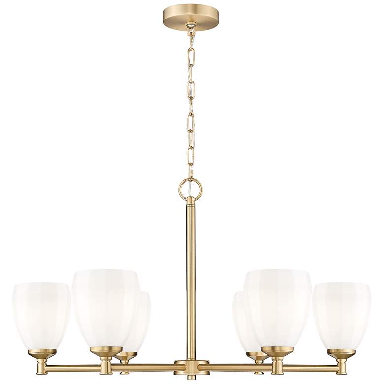 Image 1 Oren by Z-Lite Modern Gold 6 Light Chandelier