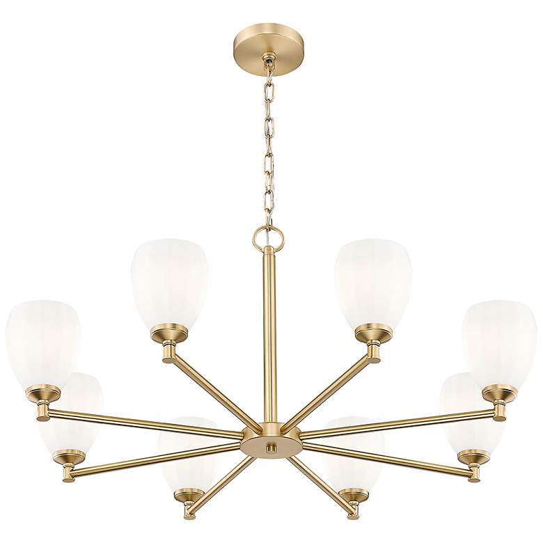 Image 4 Oren by Z-Lite Modern Gold 8 Light Chandelier more views