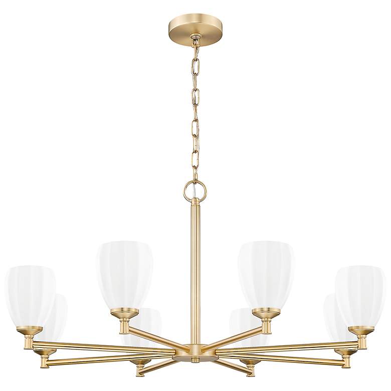 Image 7 Oren by Z-Lite Modern Gold 8 Light Chandelier more views