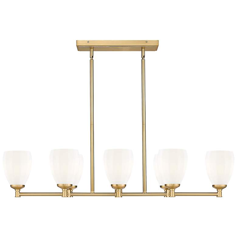 Image 4 Oren by Z-Lite Modern Gold 8 Light Linear Chandelier more views