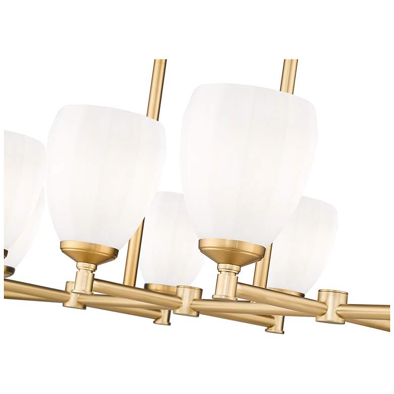 Image 6 Oren by Z-Lite Modern Gold 8 Light Linear Chandelier more views