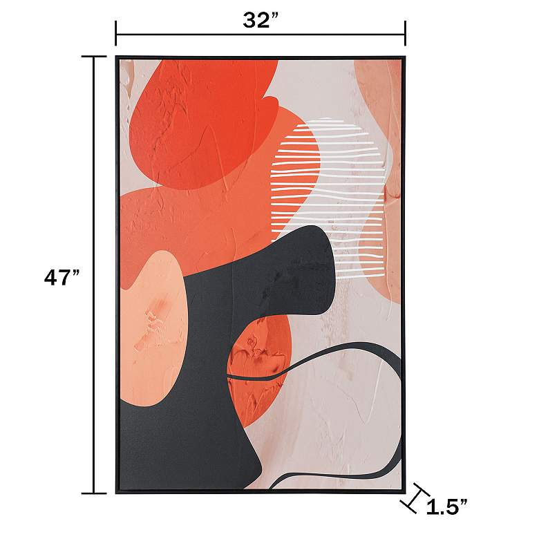 Image 7 Organic Games - Printed And Framed Canvas Wall Art more views