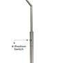 Organic Nest Giclee Brushed Nickel Arc Floor Lamp