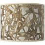 Organic Nest Giclee Round Drum Lamp Shade 14x14x11 (Spider)