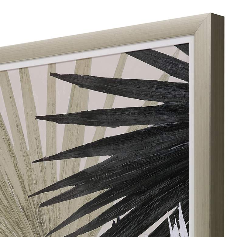 Image 2 Organic Palms I 40" High Framed Giclee Wall Art more views