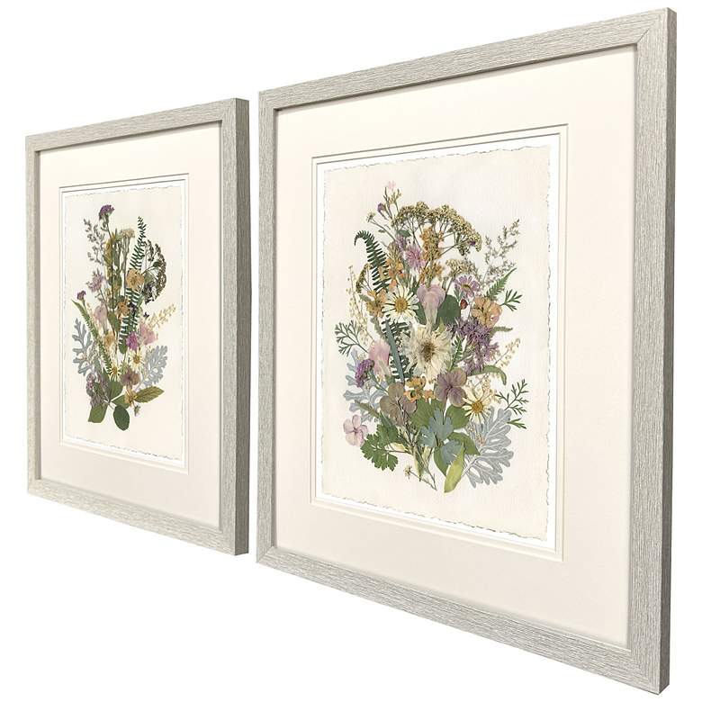 Image 2 Organica Bouquet Framed Art Set of 2 more views