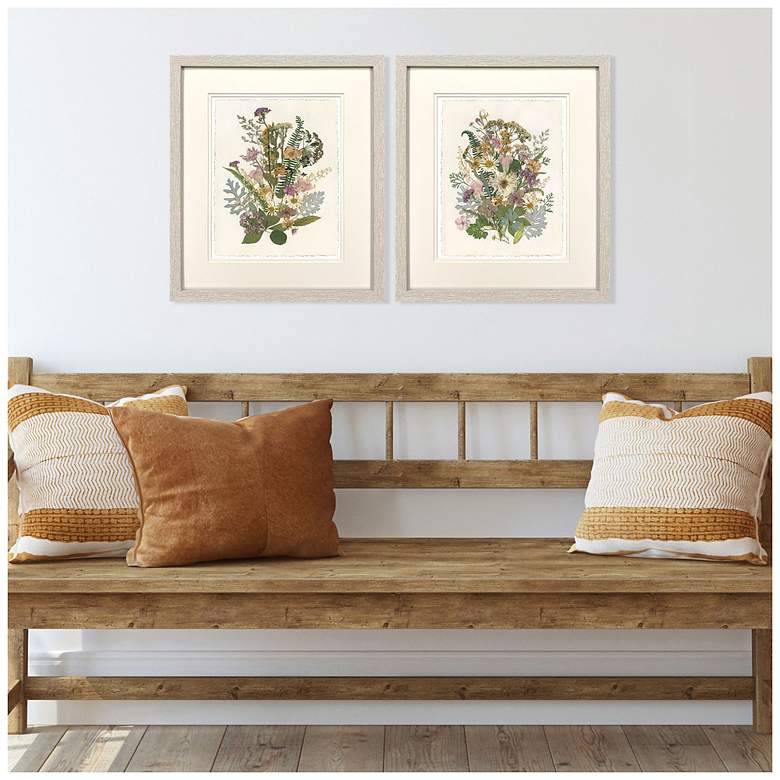 Image 4 Organica Bouquet Framed Art Set of 2 more views