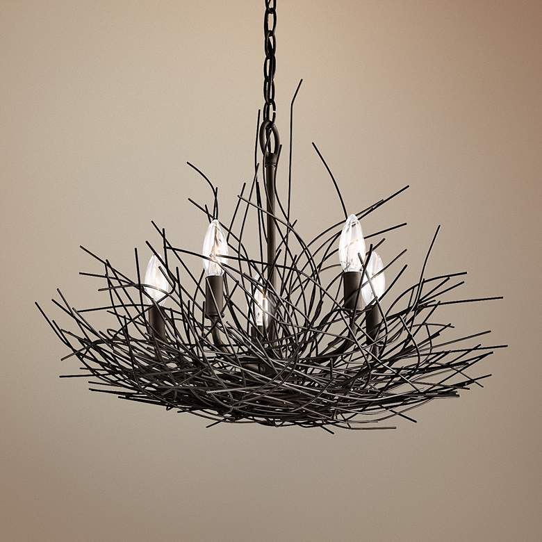 Image 1 Organique Collection 24 inch Wide Chandelier by Kichler