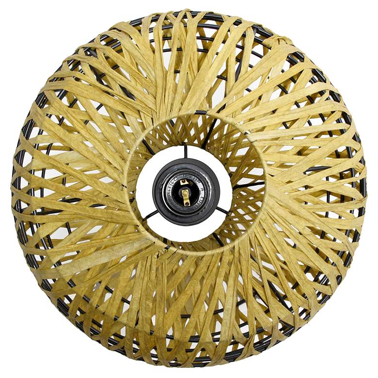 Image 3 Organix 11 1/2" Wide Natural Mini Pendant more views