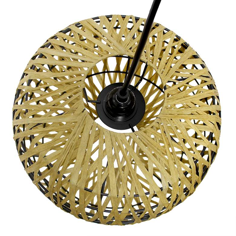 Image 4 Organix 11 1/2" Wide Natural Mini Pendant more views
