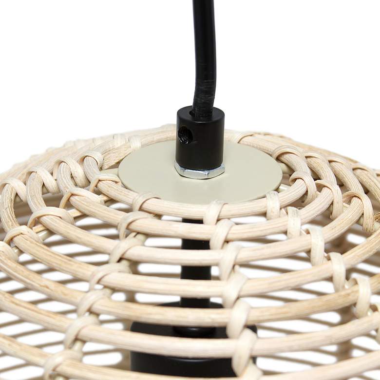 Image 3 Organix 12" Wide Natural Globe Mini Pendant more views