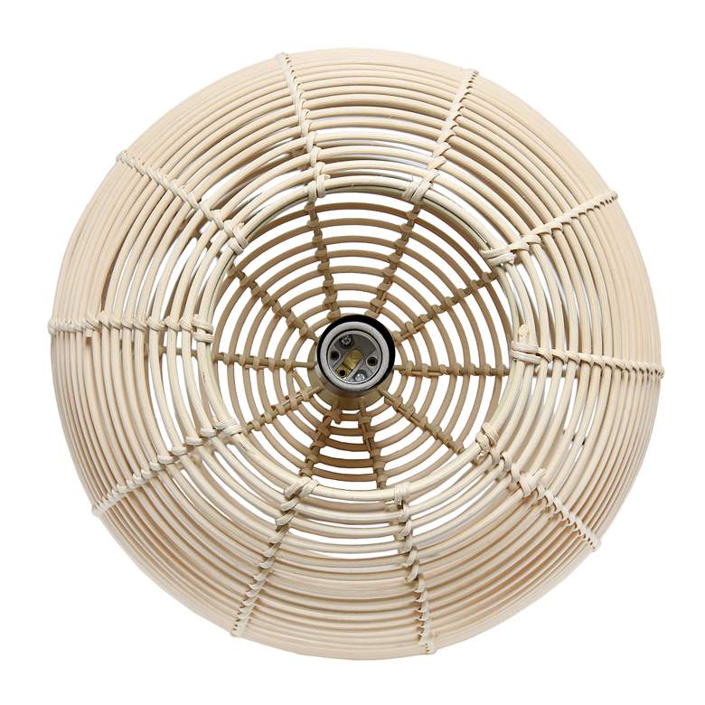 Image 4 Organix 12" Wide Natural Globe Mini Pendant more views