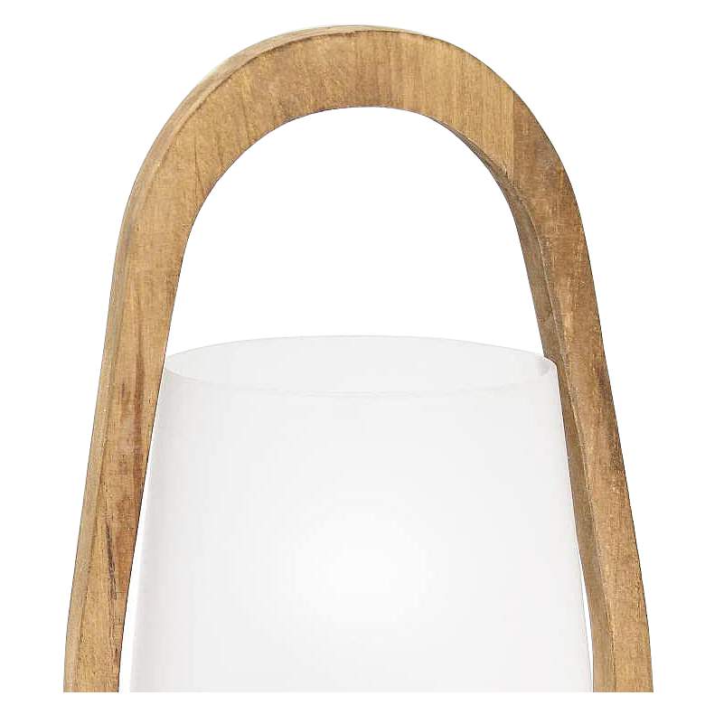 Image 3 Organix 15" High Natural Wood Accent Table Desk Lamp more views