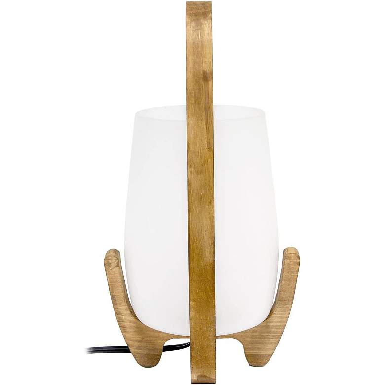 Image 7 Organix 15" High Natural Wood Accent Table Desk Lamp more views