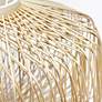Organix 16" Wide Modern Natural Rattan Weave Pendant Light